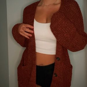 American Eagle Long Knit Cardigan